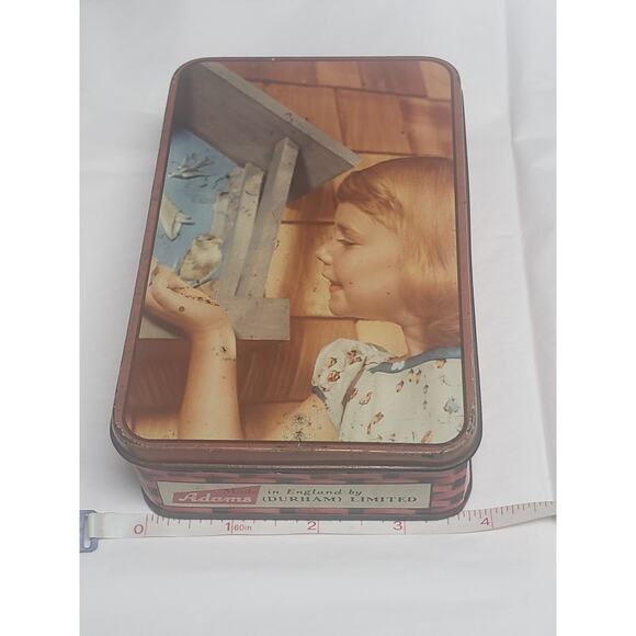 Vintage Adams Made in England by ( Durham ) Limited Tin - Picture 7 of 8